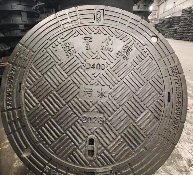 大丰镇球墨铸铁防沉降井盖展示